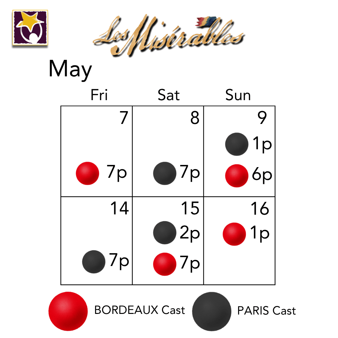 Les Mis Calendar